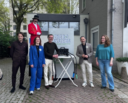 Buurtbatterij in de wijk Jeruzalem Tilburg